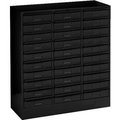 Tennsco Tennsco Drawer Cabint 3085-BLK - 30 Drawer Legal Size, 30-5/8"W X 14-5/8"D X 33-7/16"H, Black 3085-BLK